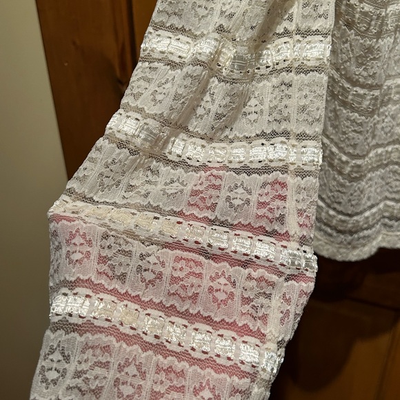 Classiques Entier, cream, stretch lace top, size Xl 🍎 - Picture 6 of 6